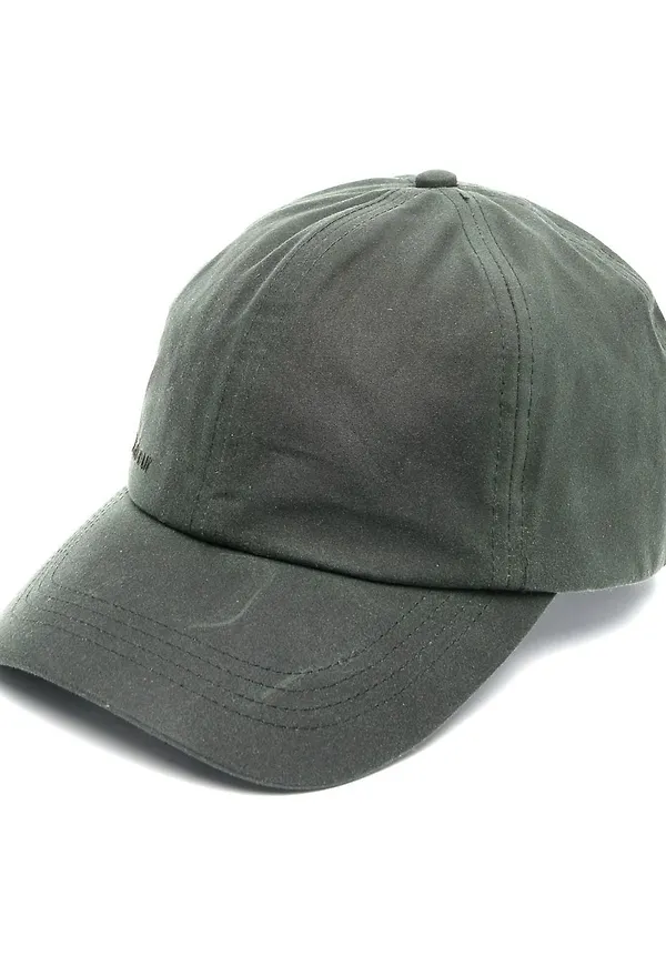 Barbour vaxad basebollkeps - Grön