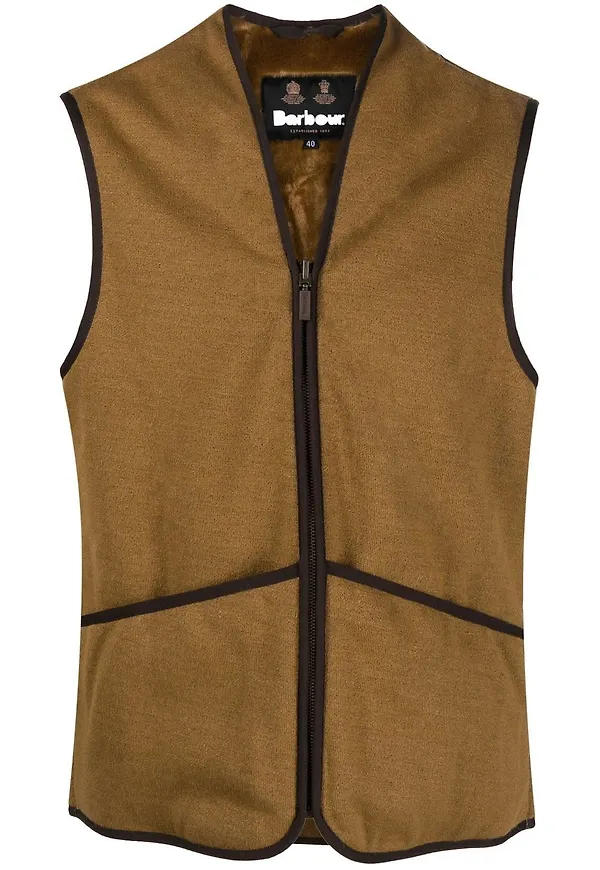 Barbour väst med dragkedja - Brun