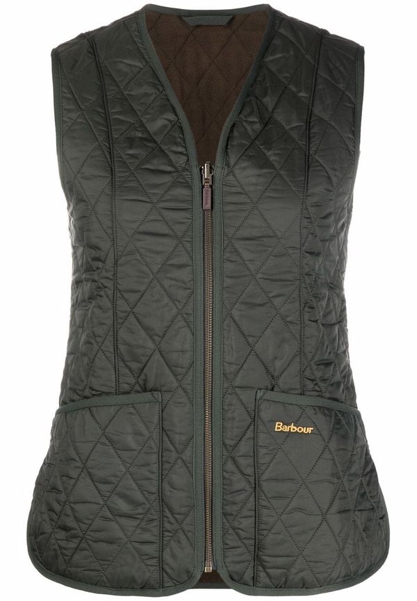 Barbour väst med dragkedja - Grön