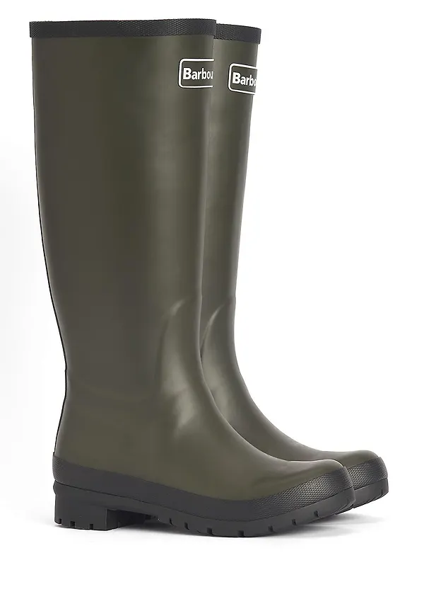 Barbour Women's Abbey Wellington Boots Olive