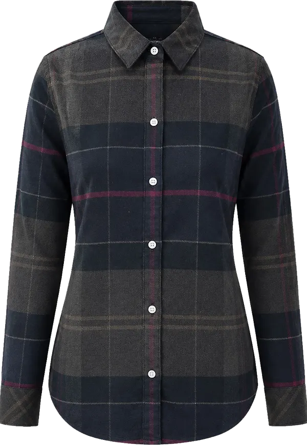 Barbour Women's Anna Shirt Shadow Tartan