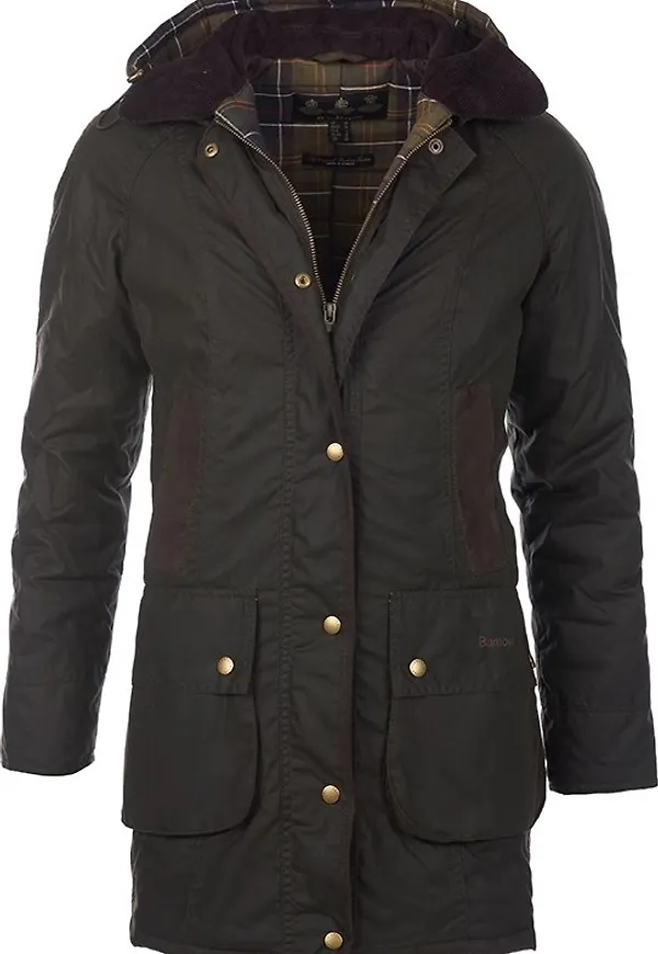Barbour Women's Bower Wax Jacket Olive