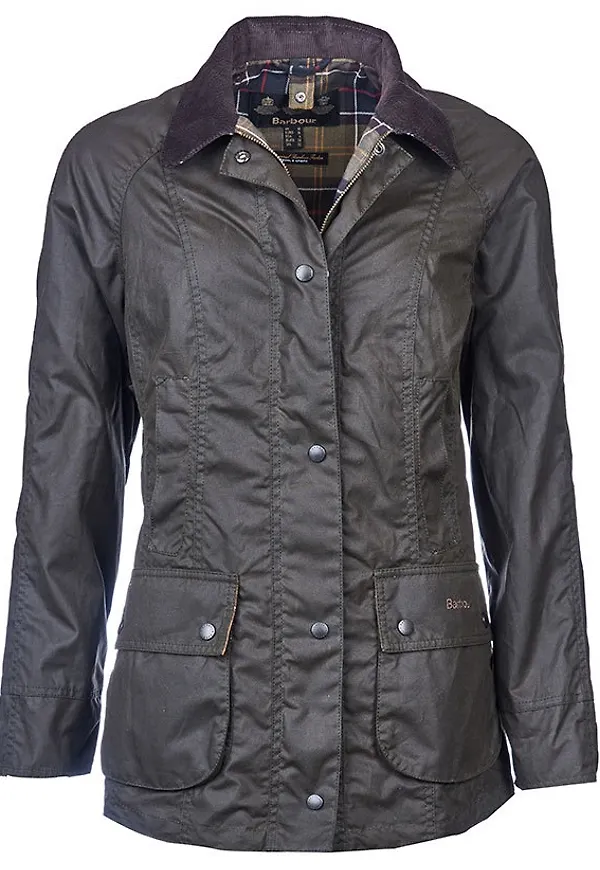 Barbour Women's Classic Beadnell Wax Jacket Olive