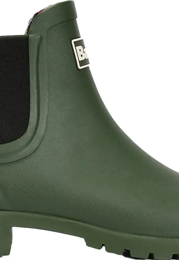 Barbour Women's Wilton Rubber Boot Olive