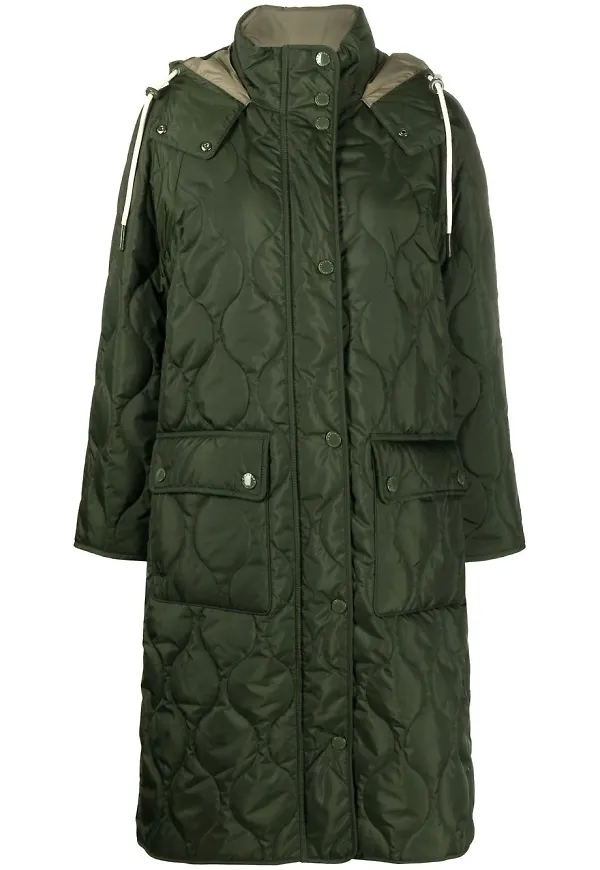 Barbour x Alexa Chung Nevis quiltad jacka - Grön