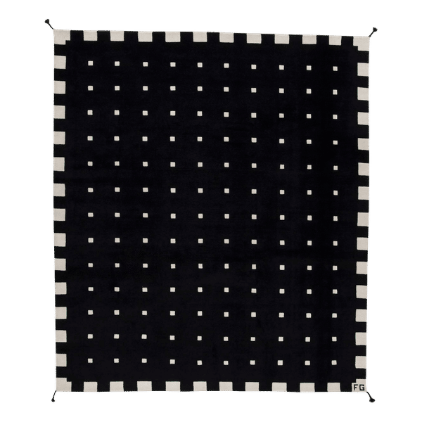 Bargi - Ullmatta Home Square Black 305x347 cm - Grå - 300X400