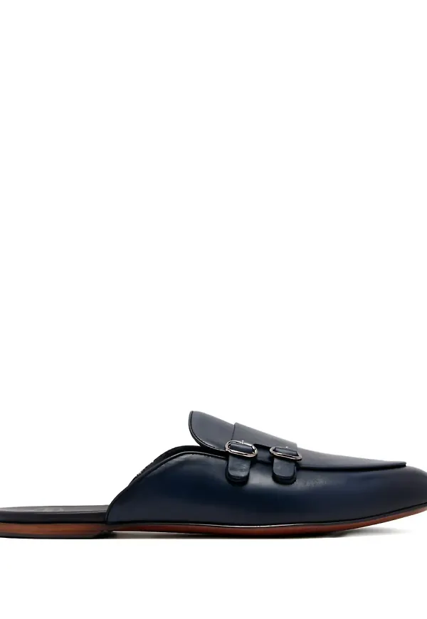 Barrett slip-ons med spänne - Blå