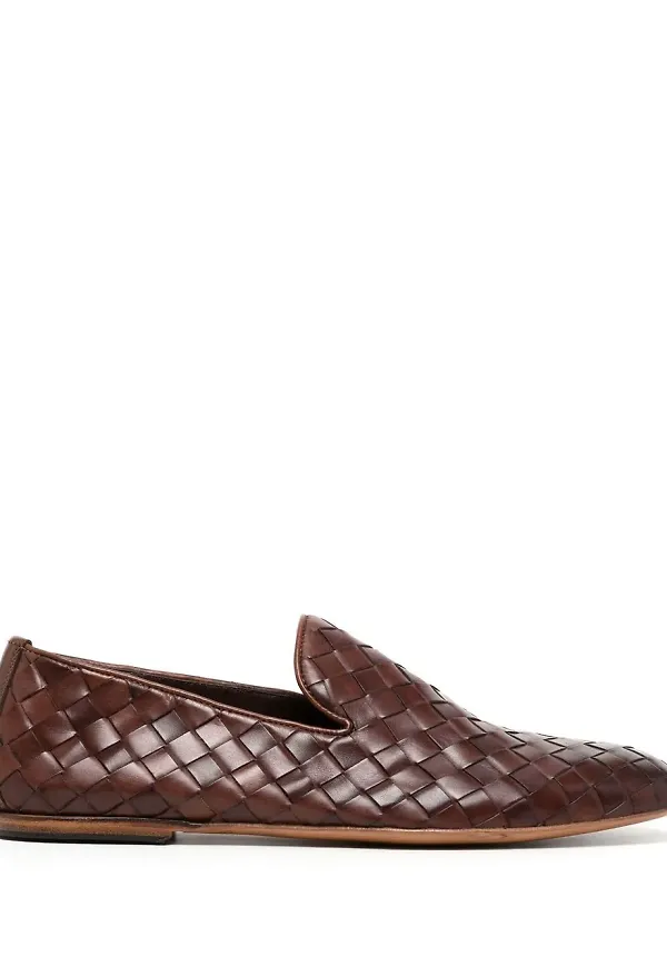 Barrett vävda loafers - Brun