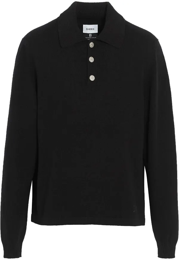 Barrie B Label pikétröja - Svart