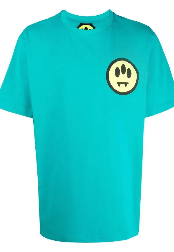 BARROW t-shirt med rundad hals - Grön