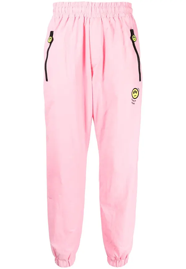 BARROW träningsshorts med tryck - Rosa