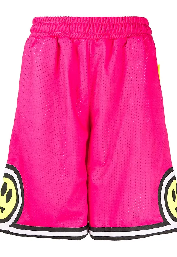 BARROW träningsshorts med tryck - Rosa