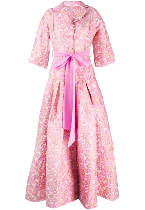 Baruni aftonklänning med blommigt tryck - Rosa – Farfetch