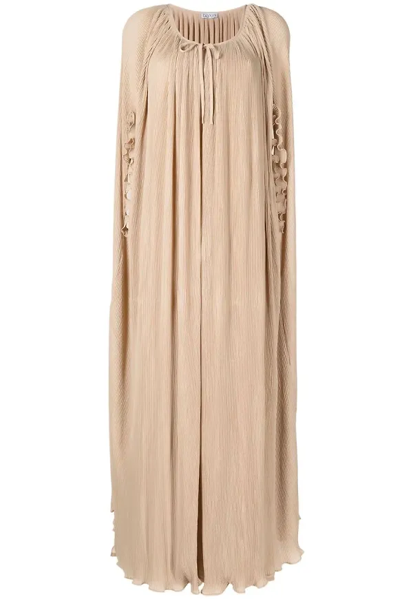 Baruni ärmlöst set med cape - Brun