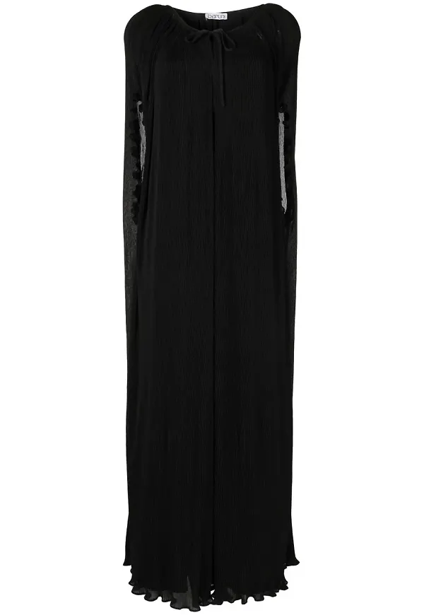 Baruni ärmlöst set med cape - Svart