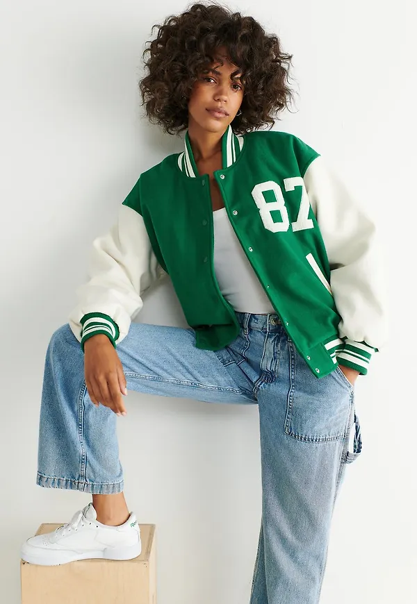 Baseball bomber jacket