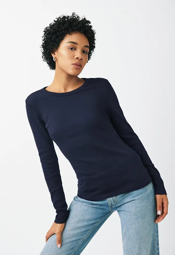 Basic long sleeve top