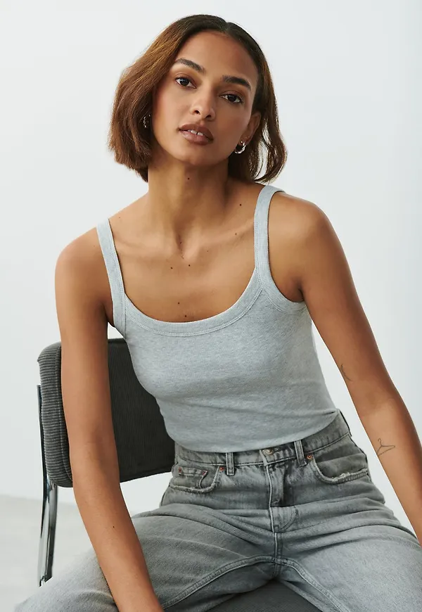 Basic rib singlet