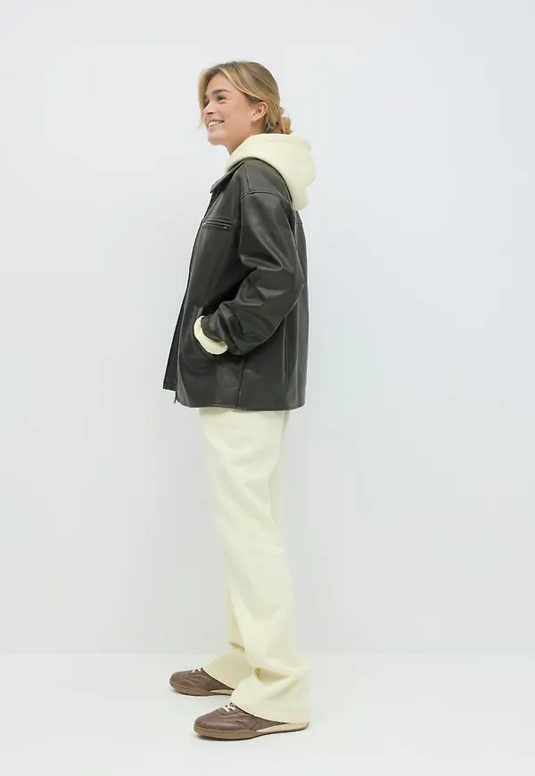 Gina Tricot - Basic straight sweatpants - Mjukisbyxor - Gult - XXS - Dam
