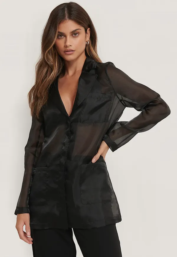 Basma & Merna x NA-KD Blazer - Black