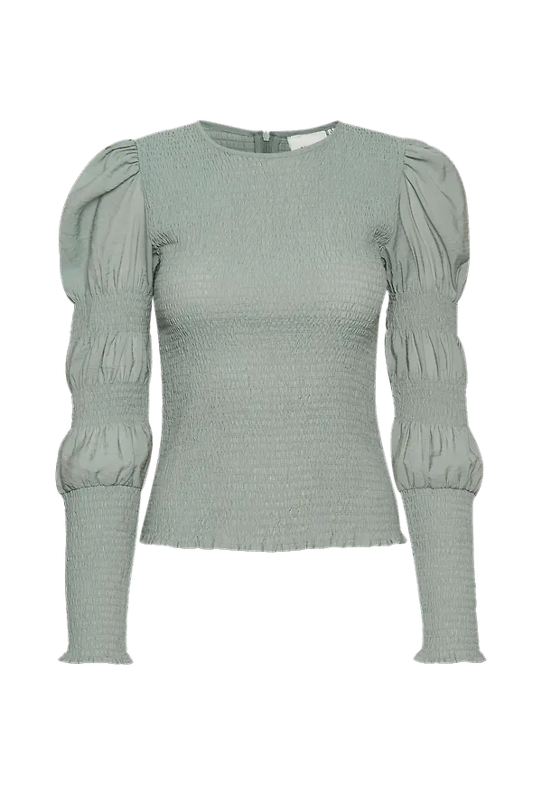 Gestuz - Blus MazziGZ LS Blouse - Grå
