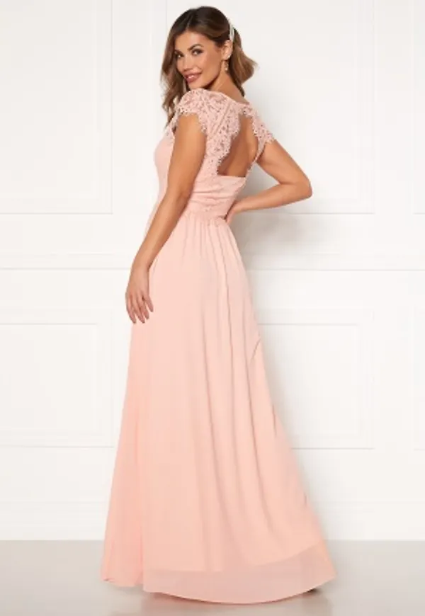 Chiara Forthi Amante lace Gown Apricote 38
