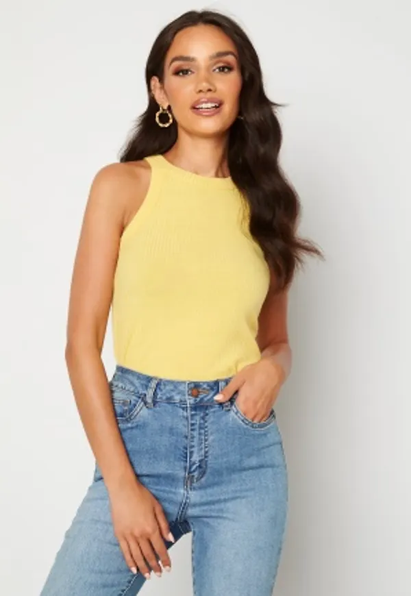 Happy Holly Charlie rib tanktop Yellow 40/42