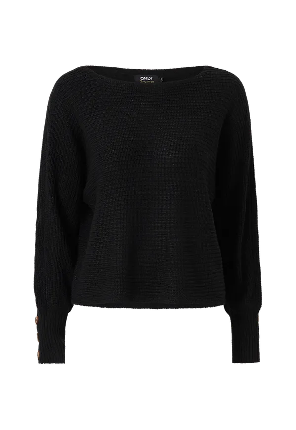 Only - Tröja onlNicoya Cathlene L/S Pullover Knt - Svart