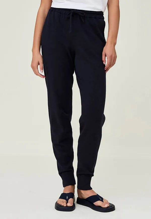 Elyssa Organic Cotton/lyocell Knitted Pants