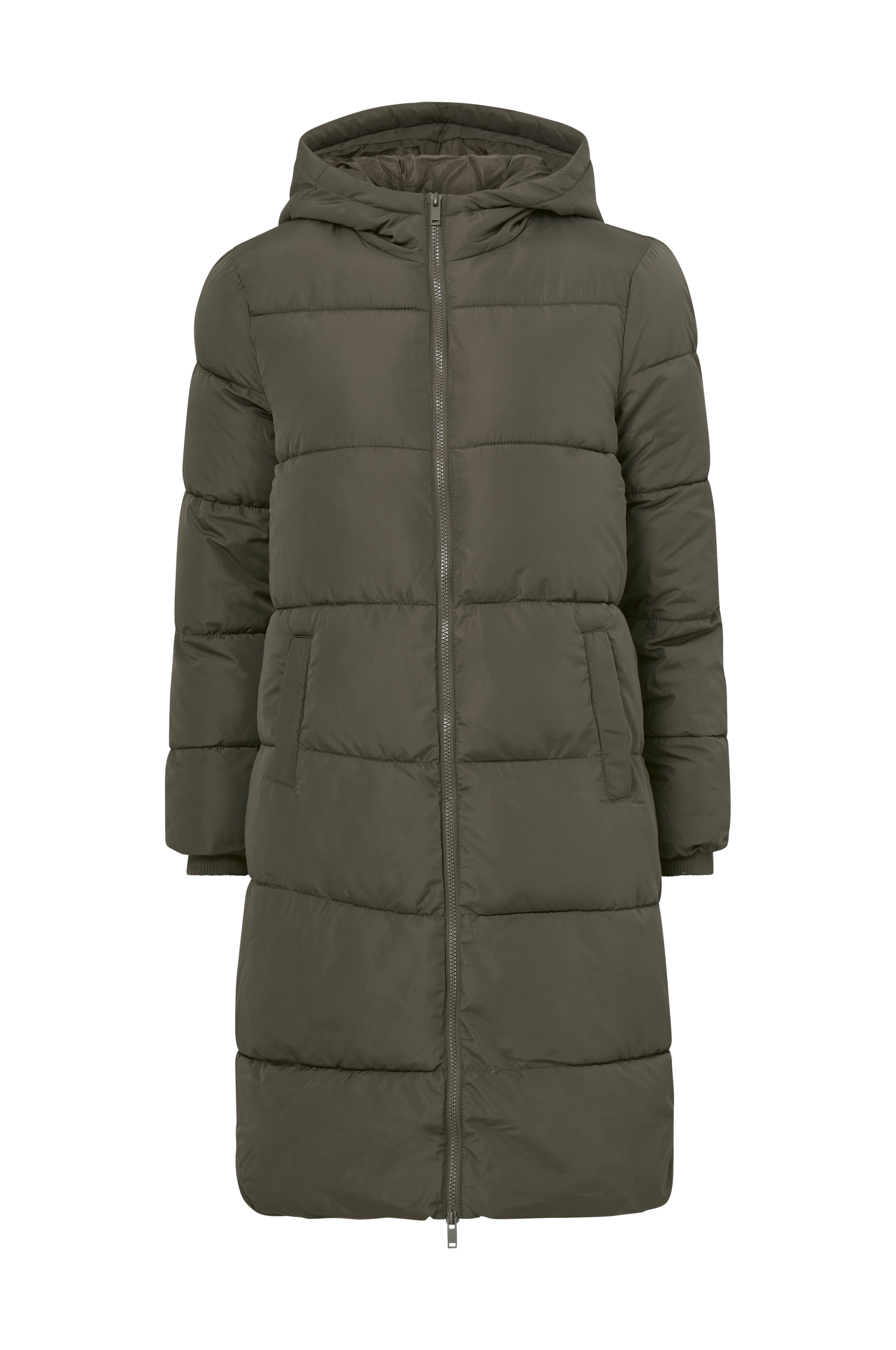 pieces - Jacka pcBee New Long Puffer Jacket BC - Grå