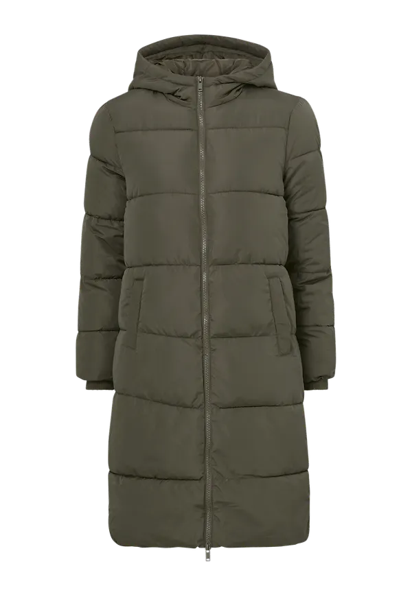 pieces - Jacka pcBee New Long Puffer Jacket BC - Grå