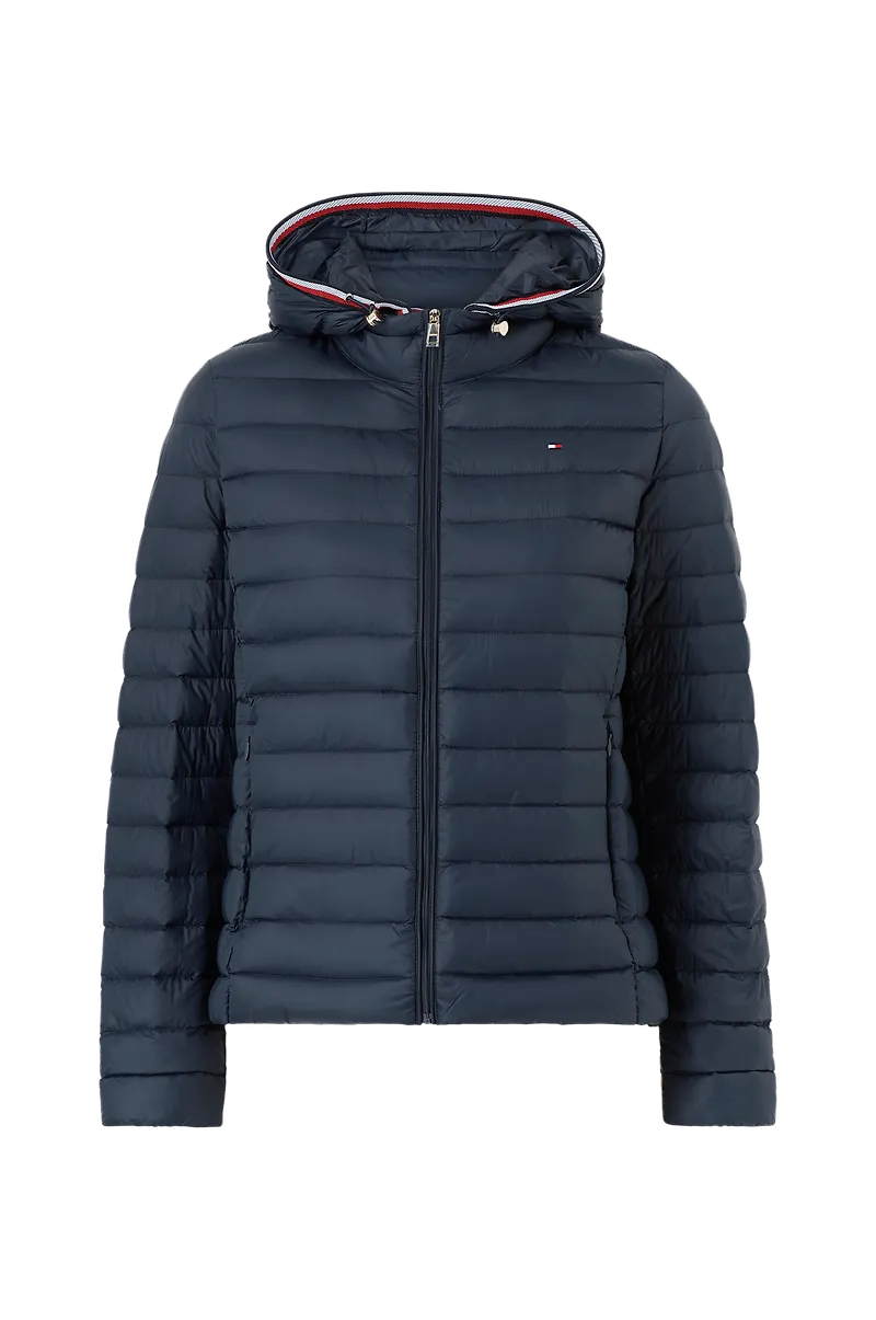 Tommy Hilfiger - Dunjacka TH Ess LW Down Jkt - Blå