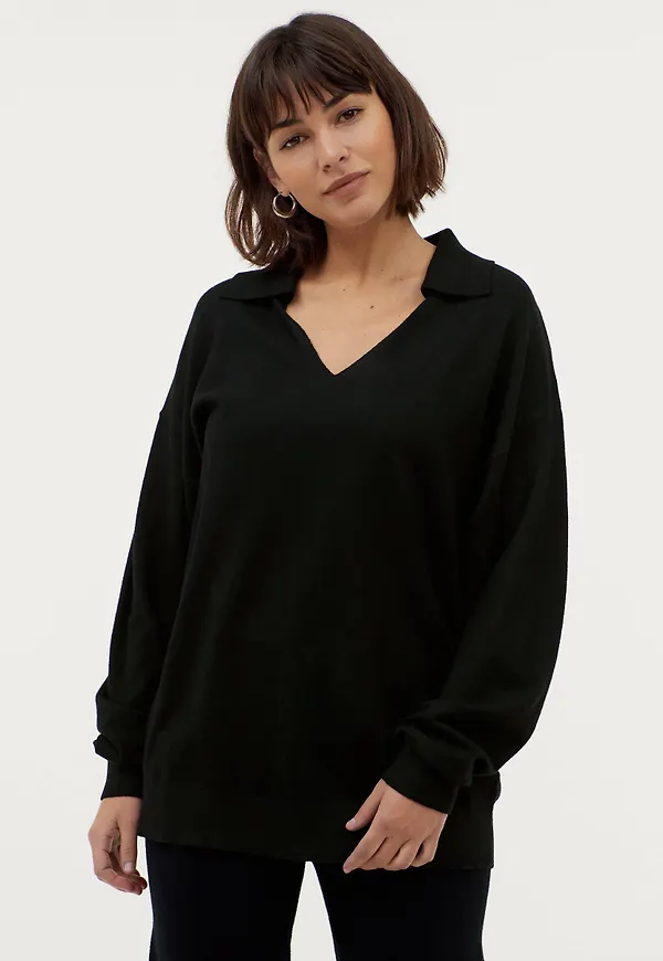 Gina Tricot - Tröja Alma Knitted Sweater - Svart