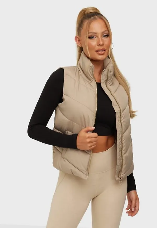 Jacqueline de Yong Jdyfinno Short Padded Waistcoat Otw Västar