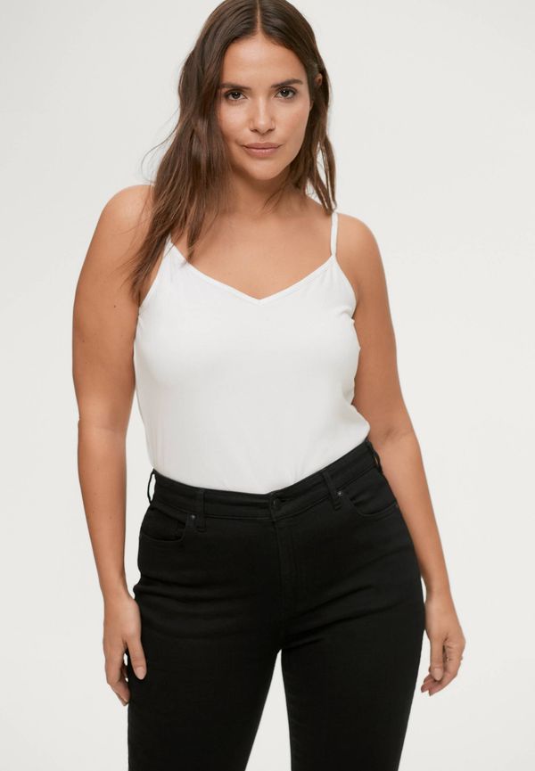 Zizzi - Topp Strap Top - Vit