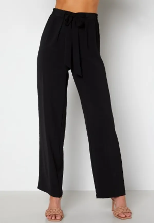 BUBBLEROOM Yohana wide pants Black 2XL