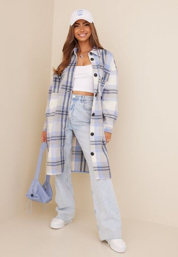 Vero Moda Vmnelly Check Long Coat Noos Kappor