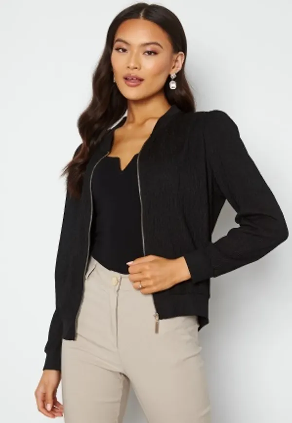 Happy Holly Simone puff jacket Black 40/42
