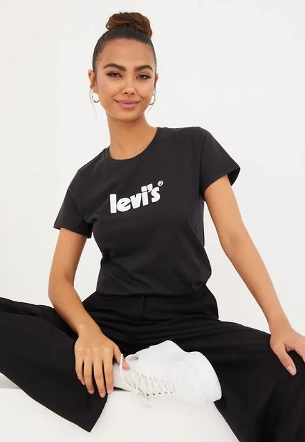 Levi's The Perfect Tee Seasonal Poste Toppar Black