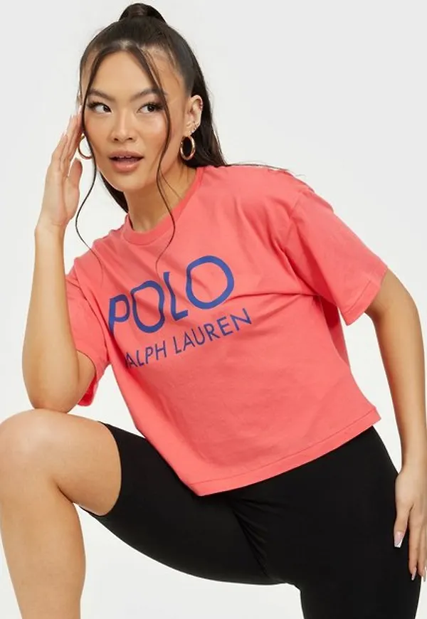 Polo Ralph Lauren Crp Boxy T-Short Sleeve-T-Shirt T-shirts Red