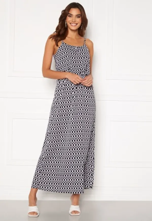 ONLY Winner SL Maxidress Black/Graphic Circle 42