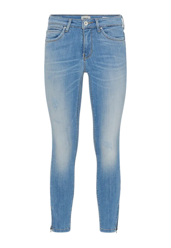 Only - Jeans onlKendell Reg Ankle Zip Jeans - Blå