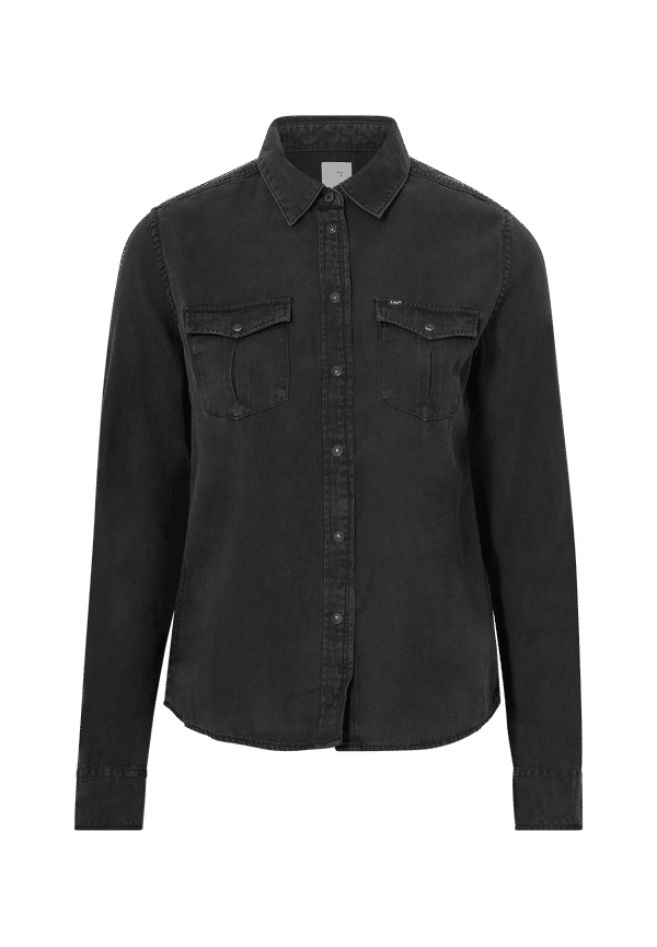 Lee - Jeansskjorta Regular Western Shirt - Svart