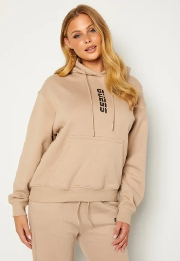 Guess Alisha Hooded Sweatshirt Gold Beige L