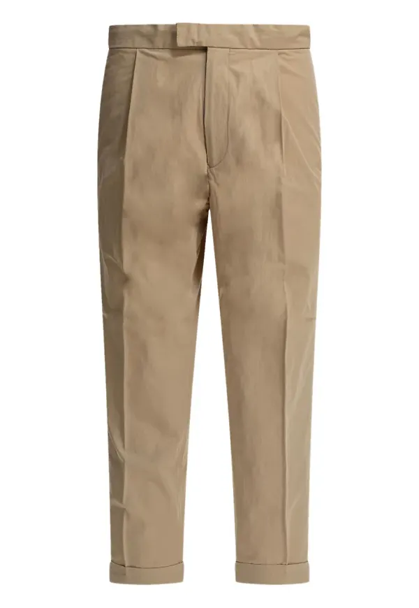 BEAMS PLUS plisserade byxor - Neutral