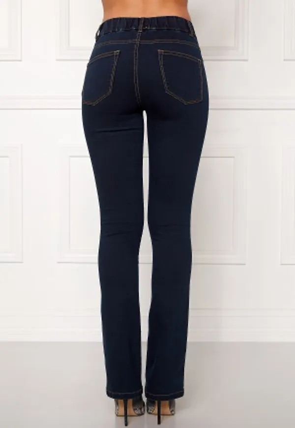 Happy Holly Elwira bootcut jeggings Dark denim 34R