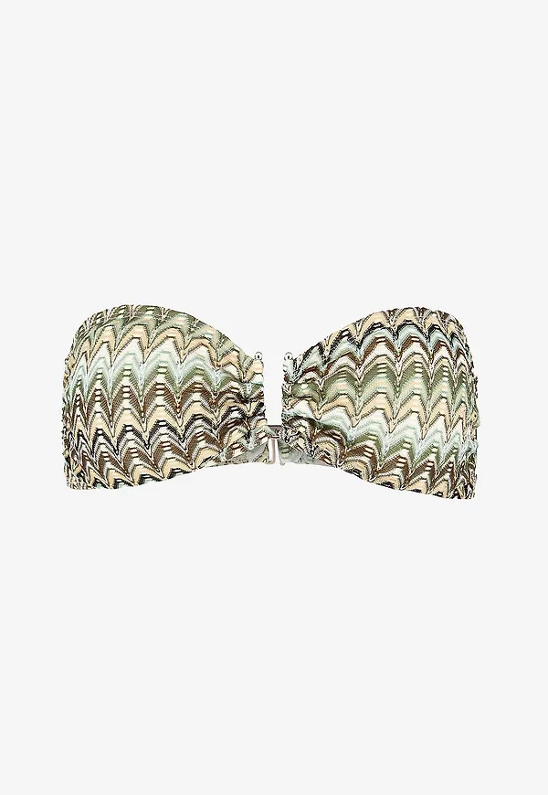 Becksöndergaard - Bikinitopp Amber Bandeau Bikini Top - Grön