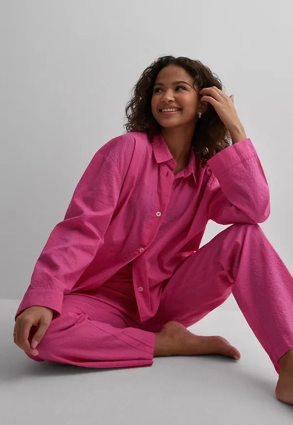 BECKSÖNDERGAARD - Rosa - Seersucker Pyjamas Set