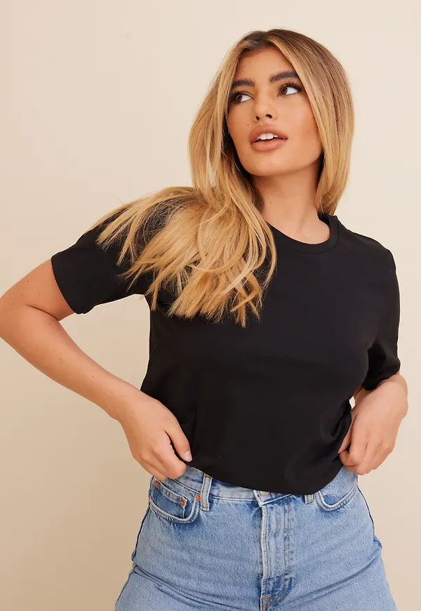 Only - T-shirts - Black - Onlnew Only S/S Tee Jrs Noos - Toppar - T-shirts
