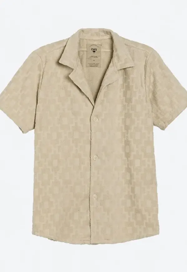 Beige Machu Cuba Terry Shirt